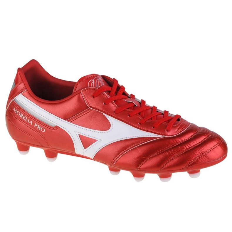 Pantofi de fotbal Mizuno Morelia Ii Pro Md M P1GA221360 roșu portocale si rosii