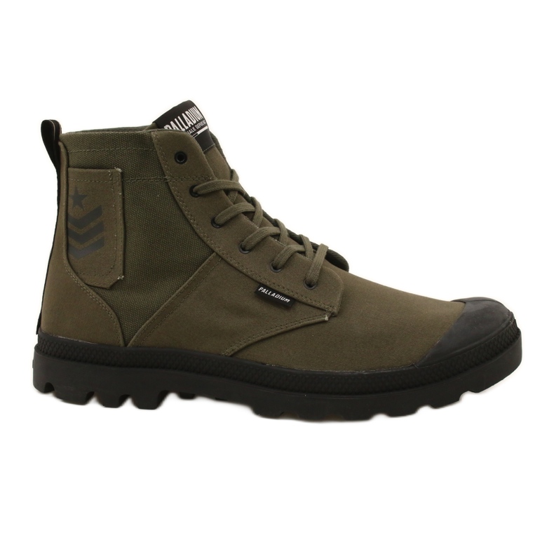 Pantofi Palladium Pampa Hi Army M 78583-309-M verde