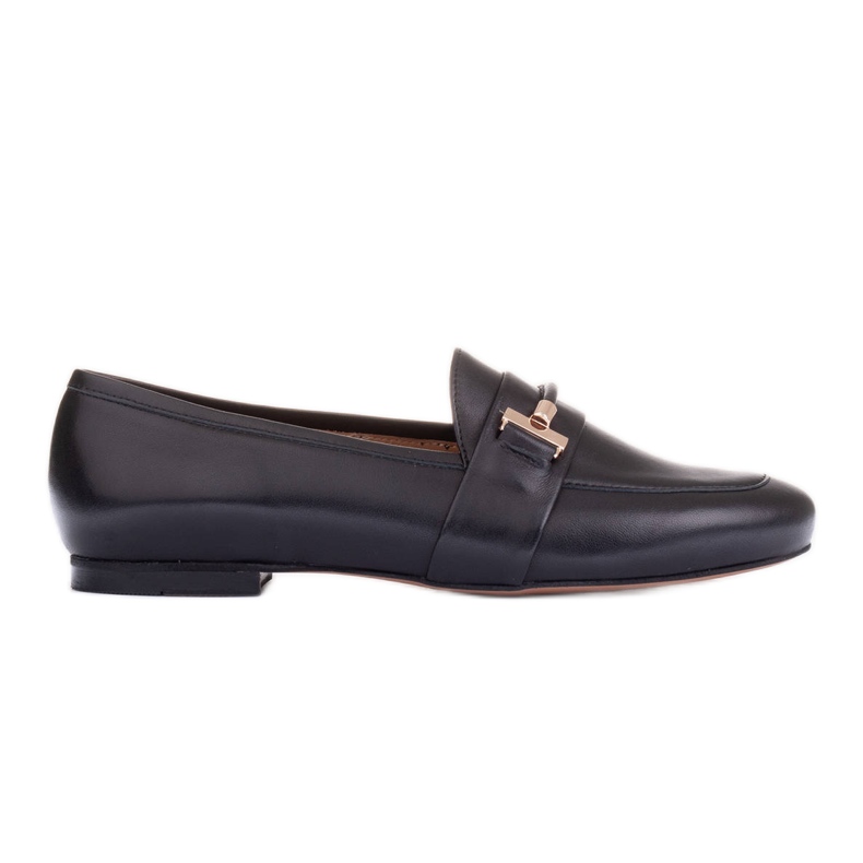 Marco Shoes Mocasini impodobiti aurii negru