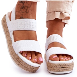 Sandale de damă Big Star LL274857 Albe Sandale de damă Big Star LL274857 Albe