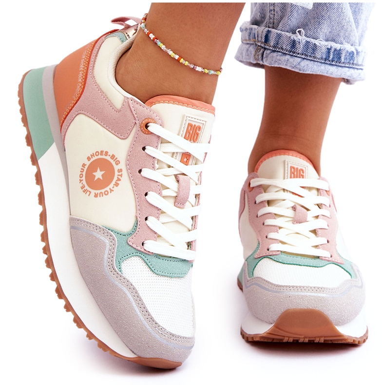 Pantofi de damă cu sistem de spumă cu memorie Big Star LL274542 Multicolor