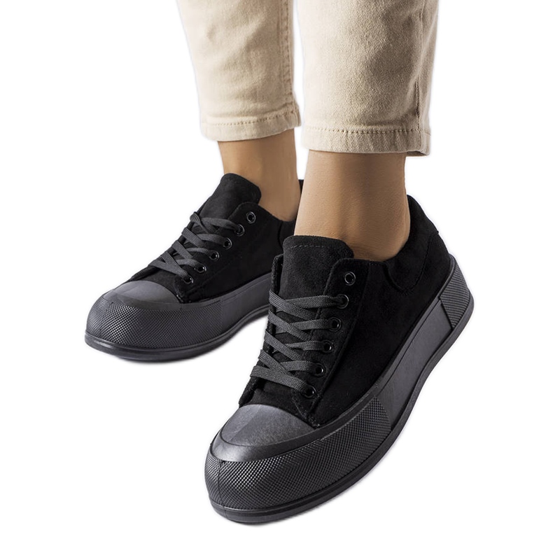 BM Tenisi negri cu platformă de la Agathe negru