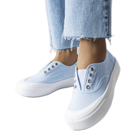 Tenisi slip-on albaștri de la Rabican albastru Tenisi slip-on albaștri de la Rabican albastru