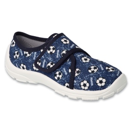 Pantofi copii Befado 974X509 alb albastru marin