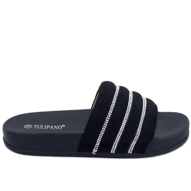 BM Sandale cu strasuri Lynne Black negru