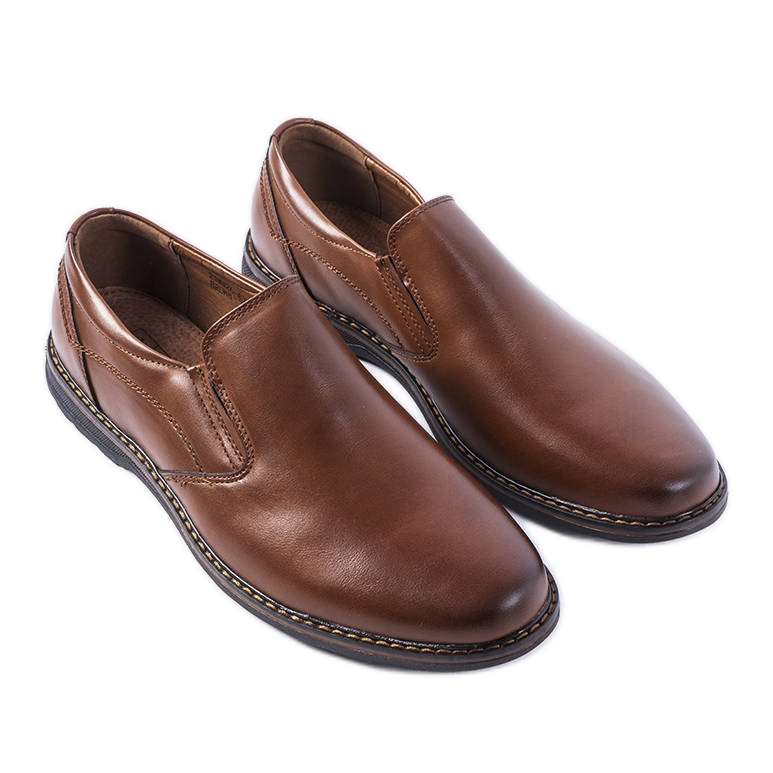 Pantofi slip-on Querry maro pentru bărbați