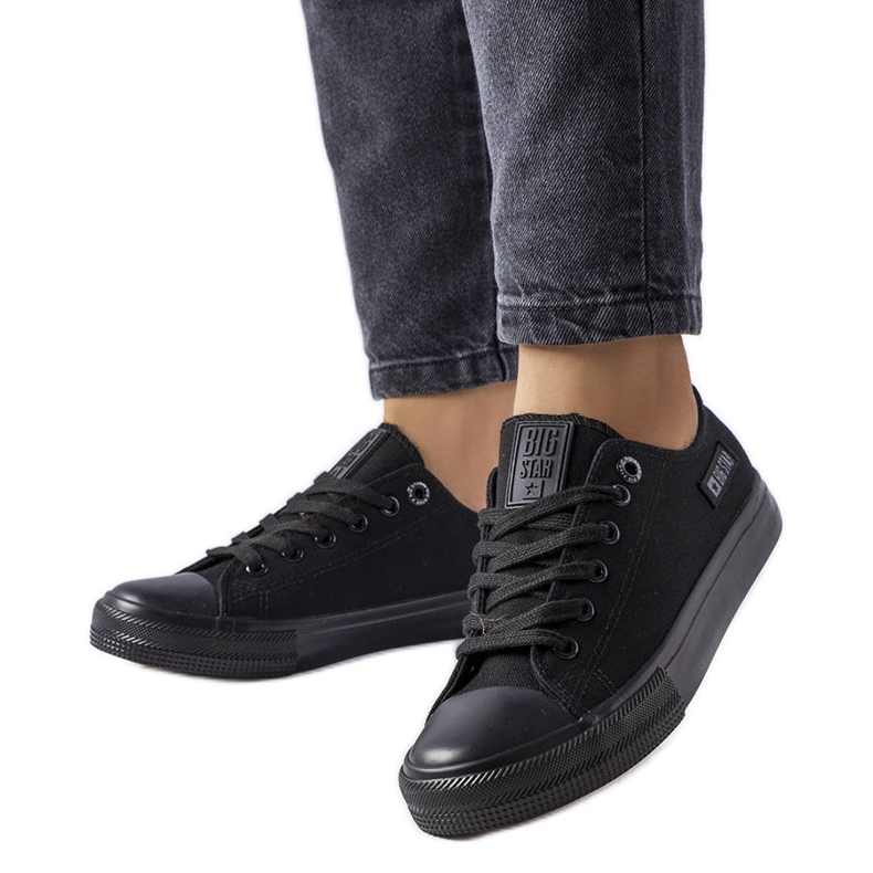Tenisi Big Star KK274009 din material negru Tenisi Big Star KK274009 din material negru