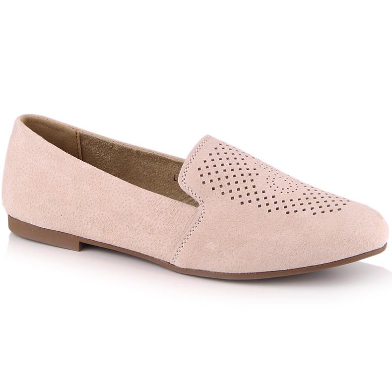 Pantofi slip-on confortabili din piele intoarsa bej S.Barski LR29515