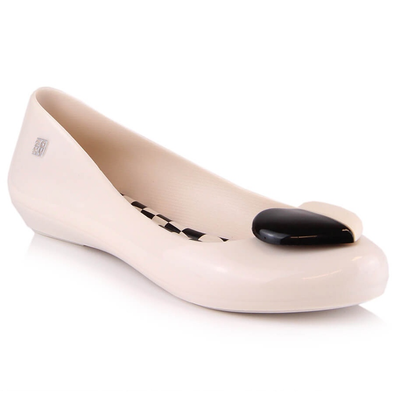 Balerini confortabili, parfumati, elastic din cauciuc Zaxy LL285030 bej