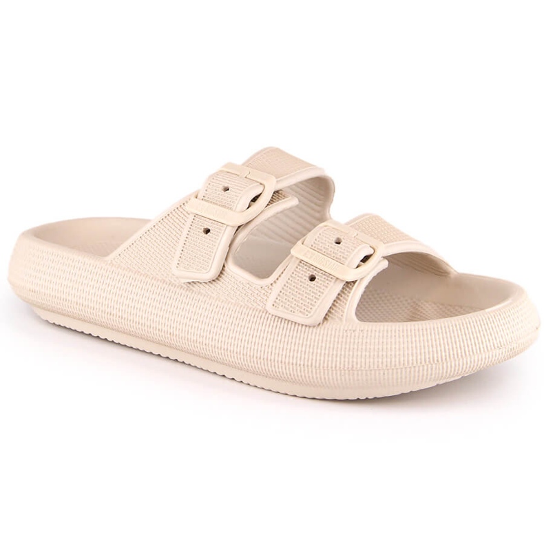 Papuci sport dama pe platforma bej Big Star LL274611