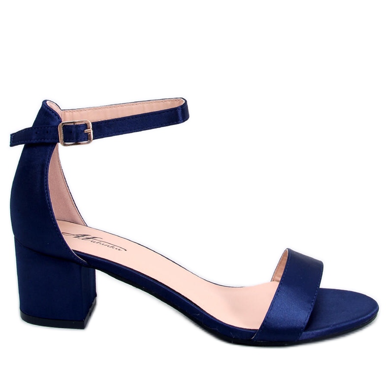 Sandale cu toc mic de la Clarence Blue albastru