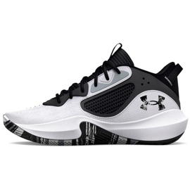 Pantofi de baschet Under Armour Gs Lockdown 6 Jr. 3025617 101 alb alb Pantofi de baschet Under Armour Gs Lockdown 6 Jr. 3025617 101 alb alb