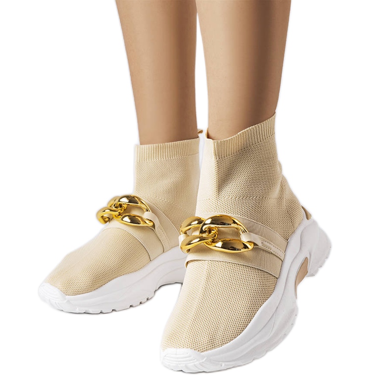 Tenisi bej cu lant de la Baptiste