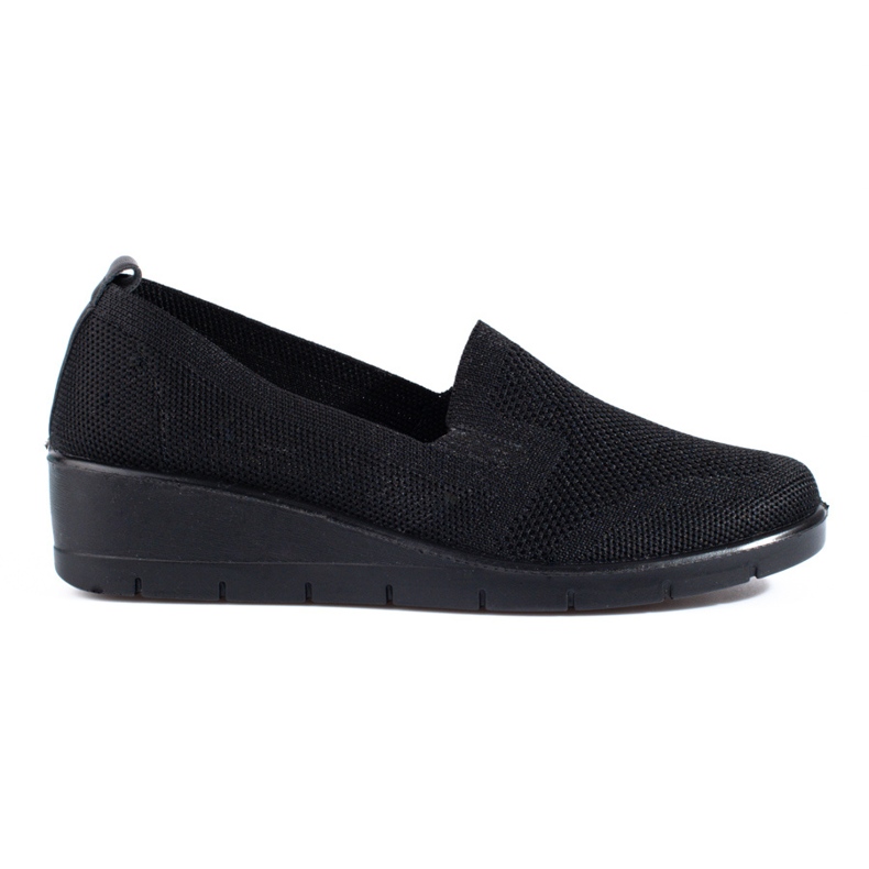 Pantofi sport cu pană din material textil negru de la T.Sokolski Pantofi sport cu pană din material textil negru de la T.Sokolski