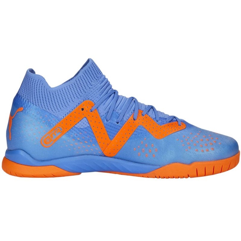 Ghete de fotbal Puma Future Match IT+Mid Jr 107198 01 albastru albastru