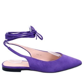 BM Balerini Dentoni Purple cu șireturi violet BM Balerini Dentoni Purple cu șireturi violet