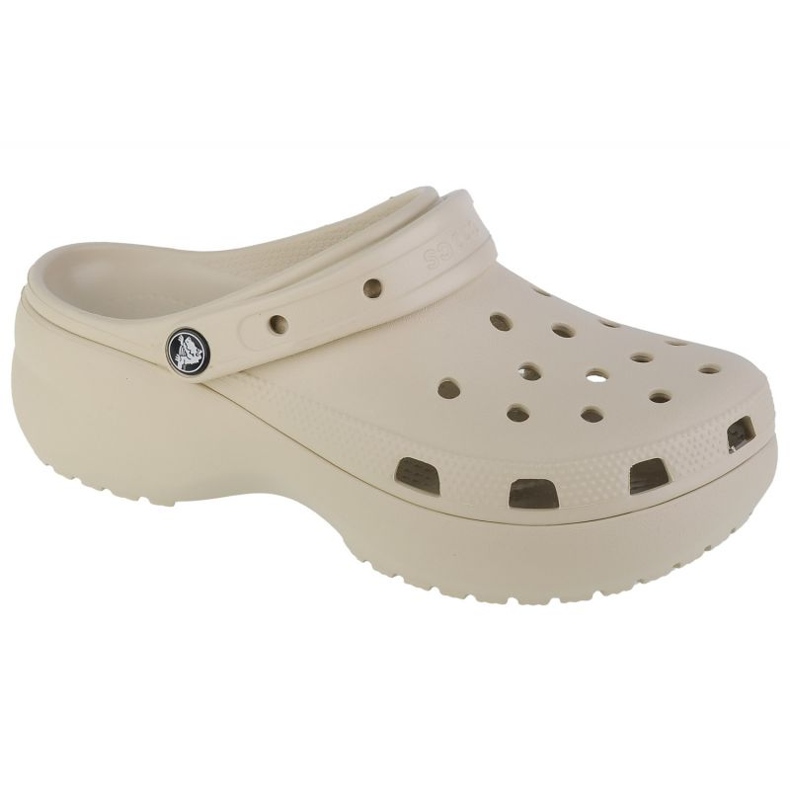 Slapi Crocs Classic Platform Clog 206750-2Y2 bej