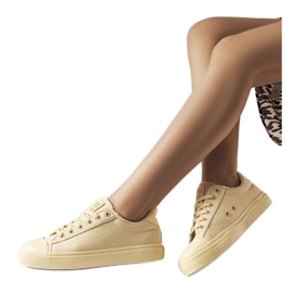 Tenisi de pânză bej de la Big Star LL274094 Tenisi de pânză bej de la Big Star LL274094