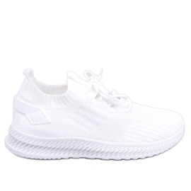 BM Pantofi sport cu șosete Sigart Blanco alb
