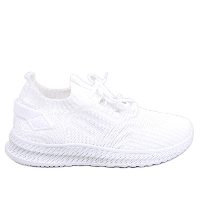 BM Pantofi sport cu șosete Sigart Blanco alb