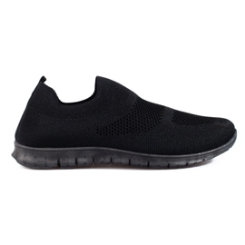 Pantofi sport din material negru ajurat Shelovet Pantofi sport din material negru ajurat Shelovet