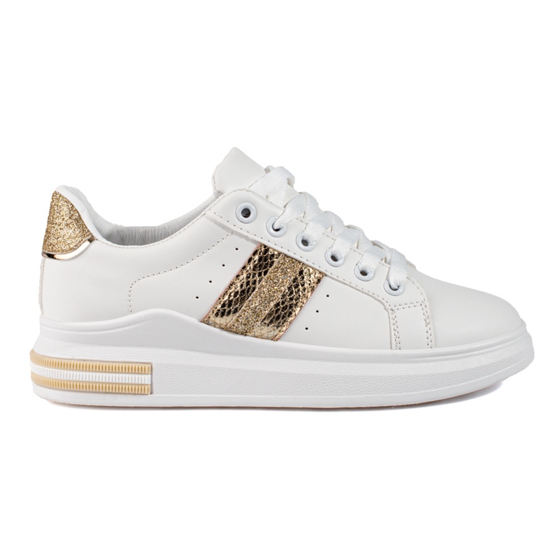 Adidași de damă Shelovet pe o platformă înaltă albă