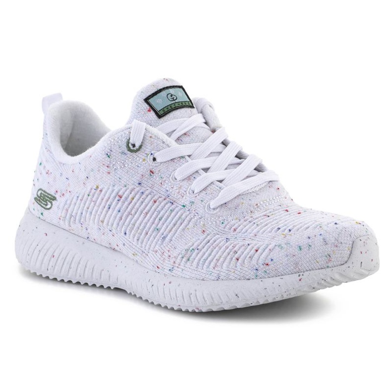 Pantofi Skechers Bobs Squad Reclaim Life W 117282-WHT alb