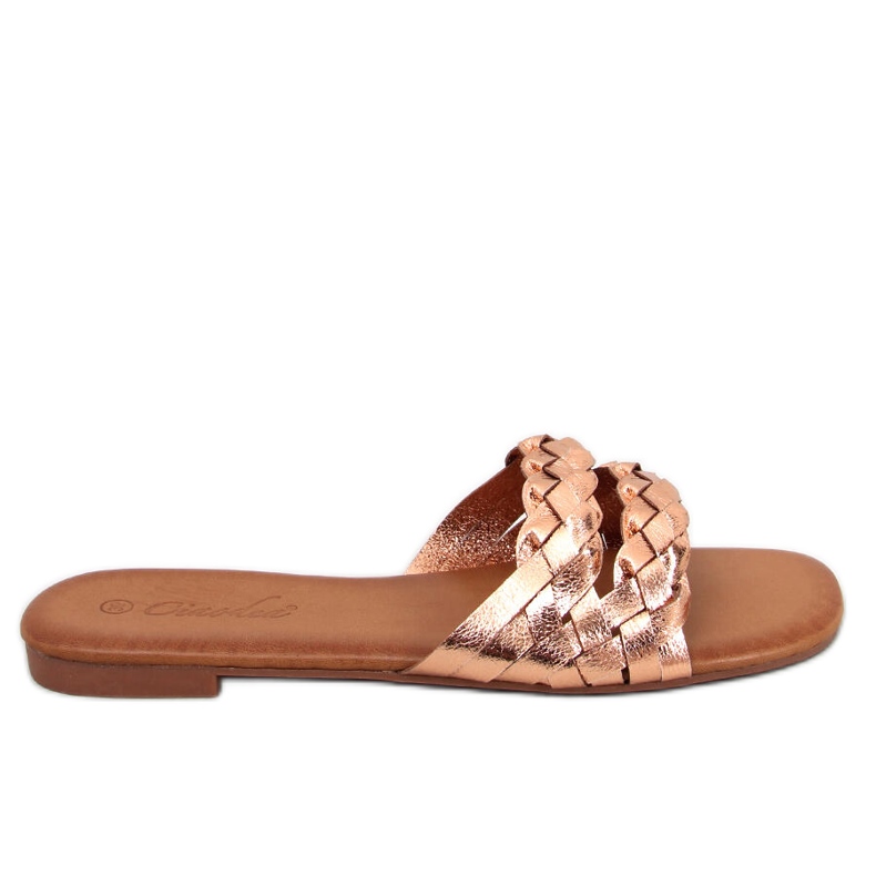 BM Papuci de dama Emery Champagne roz