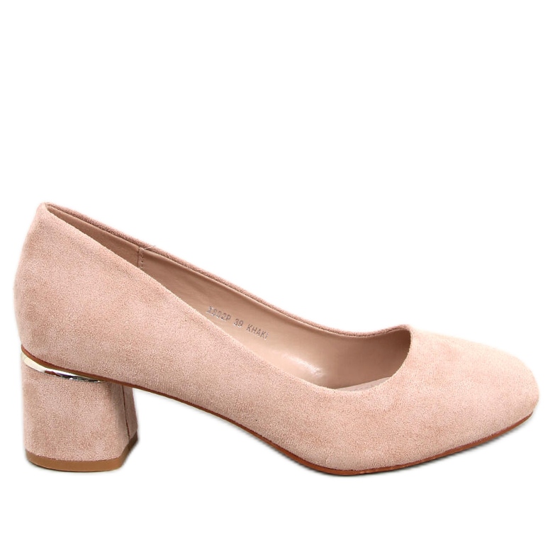 Seastar Pompe Chelsea Khaki cu vârf rotund bej