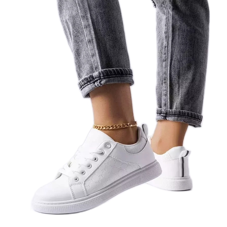 BM Tenisi albi cu imprimare Dreux BM Tenisi albi cu imprimare Dreux