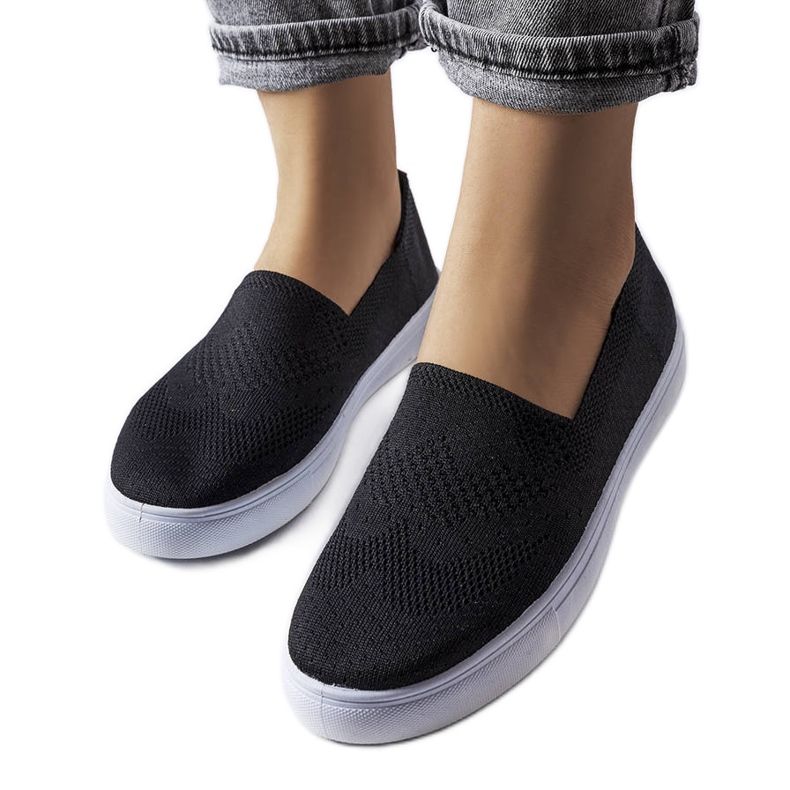 PA1 Tenisi negri cu slip-on de la D'Aubigné negru
