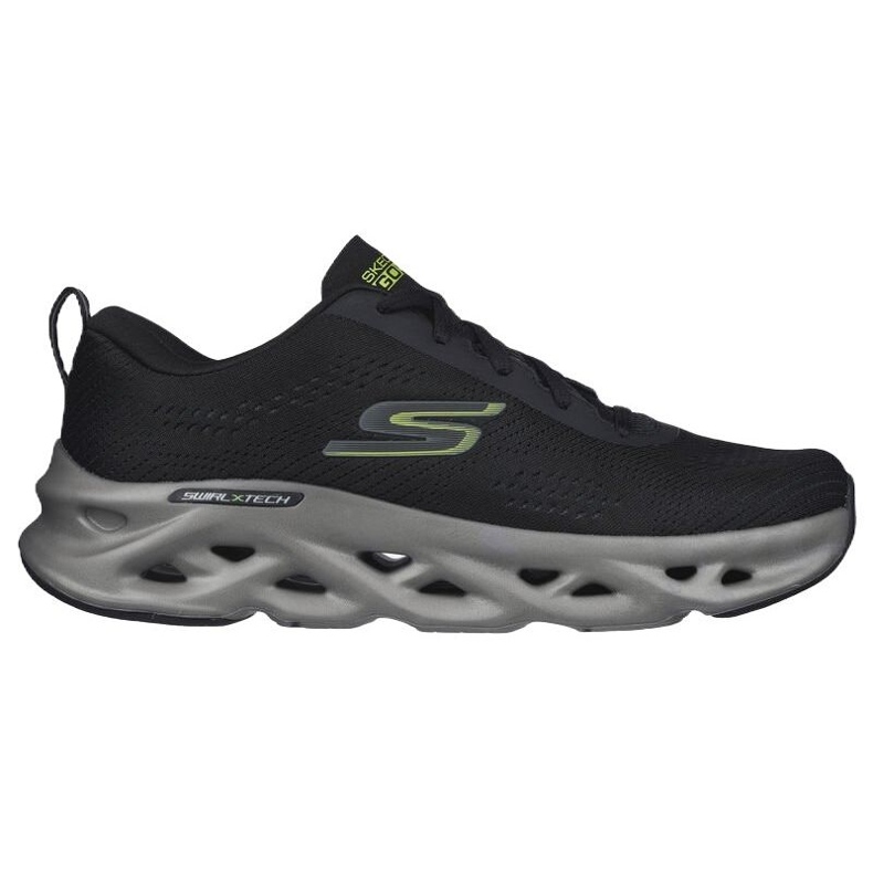Pantofi Skechers Go Run Swirl Tech M 220303-BKLM negru