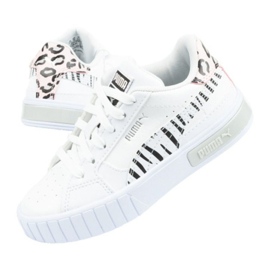 Pantofi sport Puma Cali Star Jr 383186 01 alb negru roz