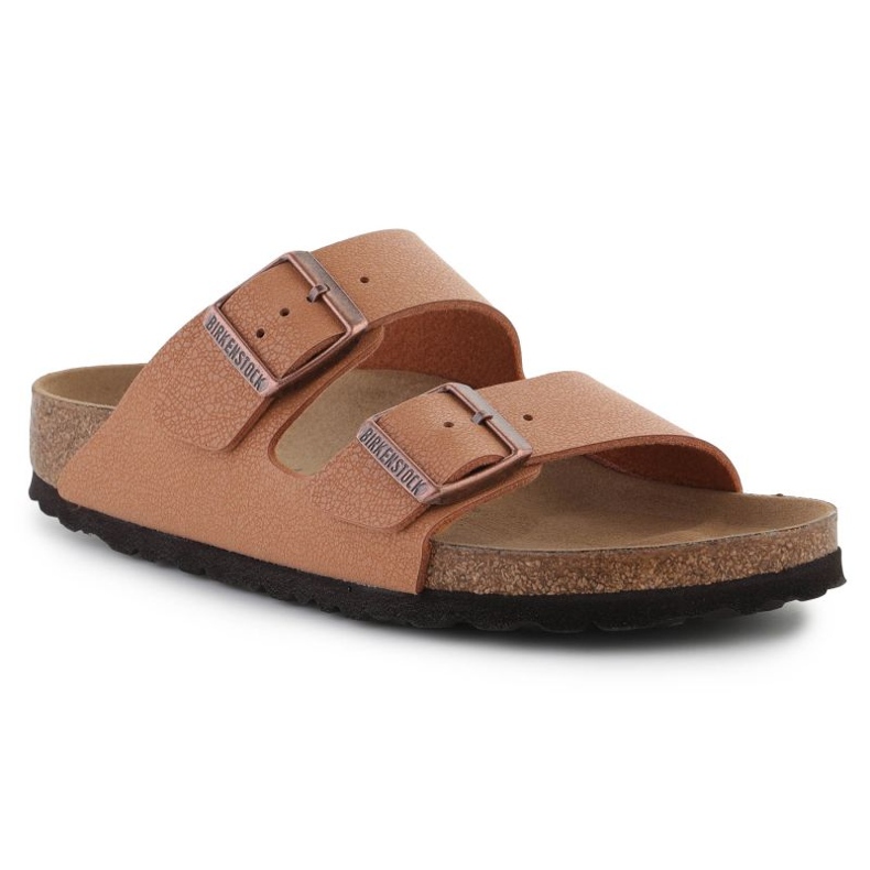 Slapi Birkenstock Arizona Pecan 1025046 negru
