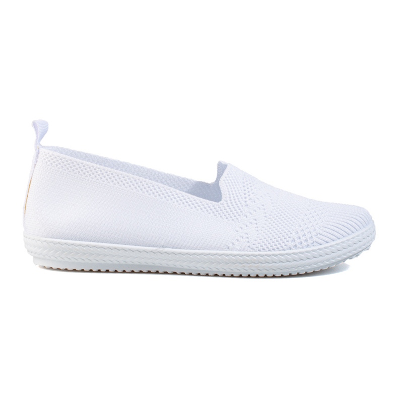 Tenisi slip-on dama din material textil Shelovet alb Tenisi slip-on dama din material textil Shelovet alb