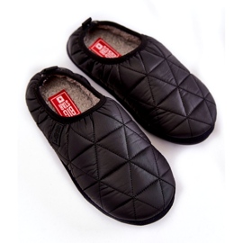 Papuci izolați pentru damă Big Star KK274606 Negru