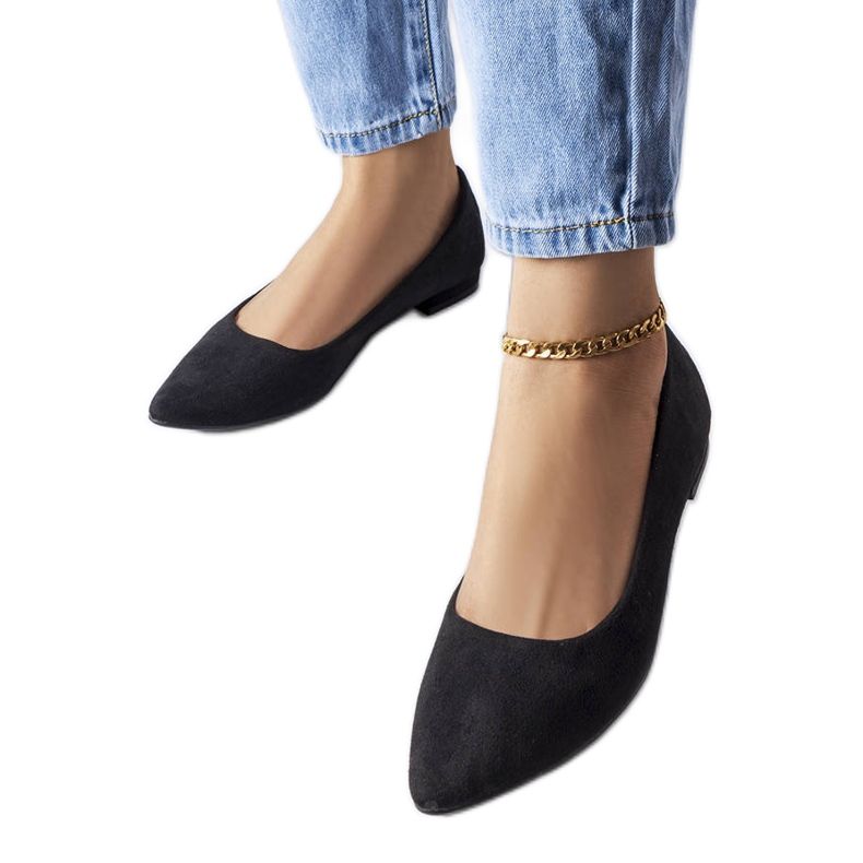 Balerini negri cu toc mic de la Bérubé negru