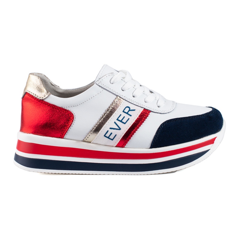 Adidași Shelovet Chunky Talpă alb și bleumarin