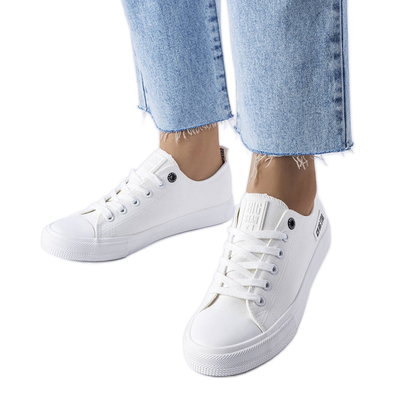 Tenisi Big Star KK274008 din material alb