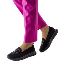 Venezia Tenisi negri cu slip-on de la Vincez negru Venezia Tenisi negri cu slip-on de la Vincez negru