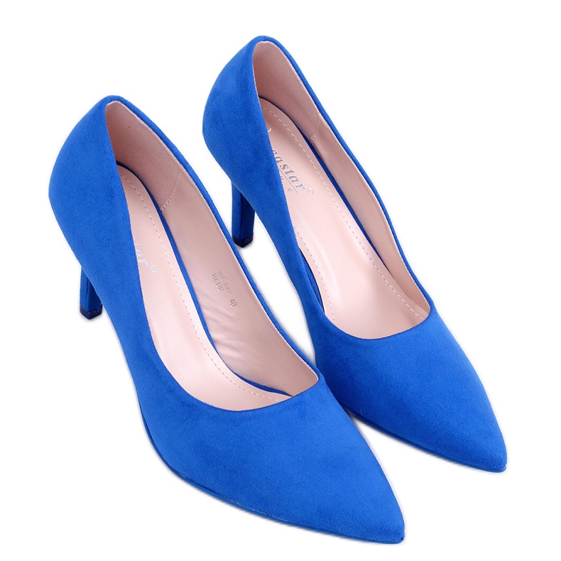 BM Tocuri înalte Eurielle Blue de damă clasice albastru BM Tocuri înalte Eurielle Blue de damă clasice albastru