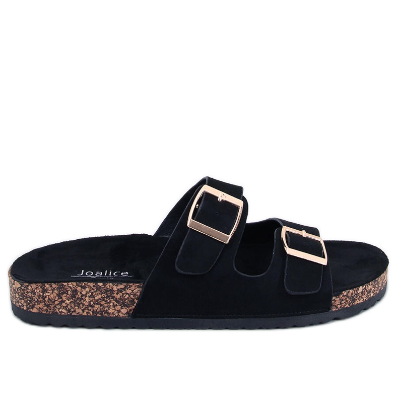 BM Byrd Papuci din plută neagră negru BM Byrd Papuci din plută neagră negru