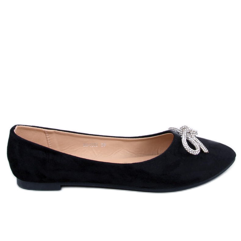 Balerini Batten Black Almond Toe negru