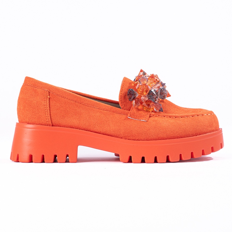 Goodin Mocasini cu platformă portocalie de la Shelovet portocale