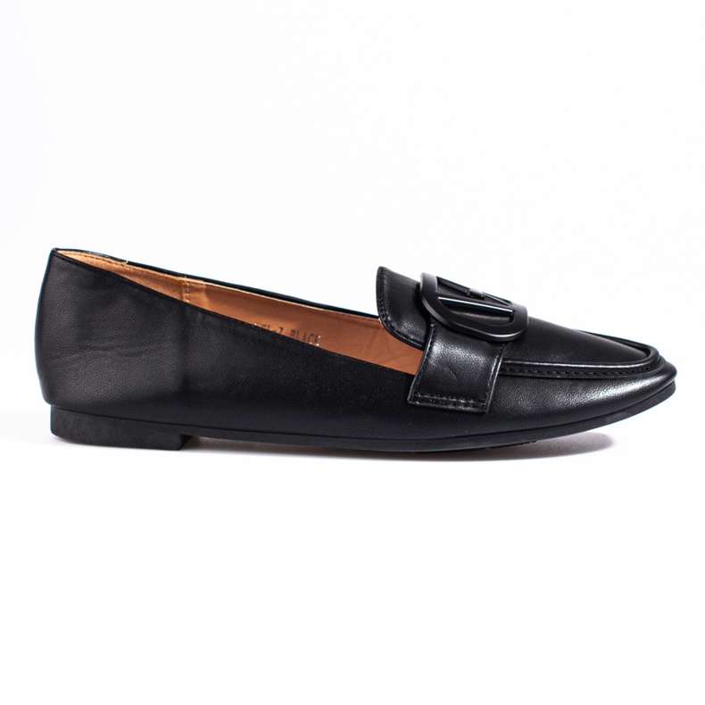 Mocasini slip-on dama Shelovet negri negru