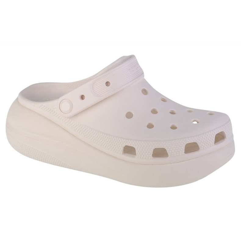 CROCS Classic Crush Clogs 207521-100 alb