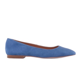Marco Shoes Balerini ușori albastru Marco Shoes Balerini ușori albastru