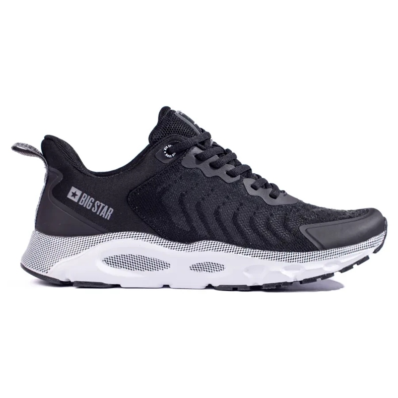 Pantofi sport negri pentru bărbați Big Star LL174096 Memory Foam negru