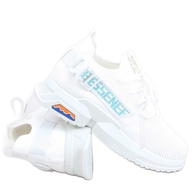 Hiral White sosete pantofi sport alb Hiral White sosete pantofi sport alb