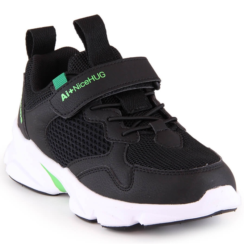 Atletico Pantofi sport pentru copii cu velcro negru AbcKids B012310219